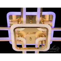 Потолочная led люстра квадрат с пультом Diasha A8060/4+1G LED 3color dimmer 