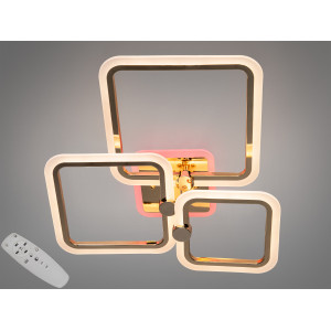 Стельовий світильник Diasha 8060 золото з трьома LED елементами та пультом Diasha A8208/3GLED3colordimmer