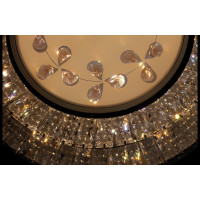 LED люстра со стразами круглая Linisoln 6002/3
