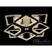 Потолочная светодиодная люстра с пультом и ночником Diasha MX2557/4+4BK LED 3color dimmer 