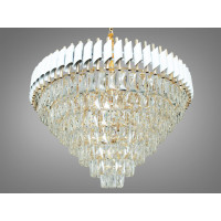 Современная хрустальная люстра для зала спальни гостиной Diasha 201202/800WH+S-gold