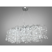 Подвесная люстра 10 ламп, хром Diasha 602-L900CH