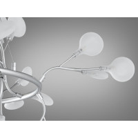 Люстра декоративная 45 лампочки, хром сатин Diasha Y889-45ASL