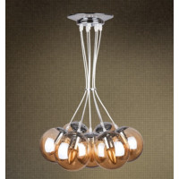 Люстра молекула в стиле лофт Levistella 756PR150F-7 CR+BR Люстра молекула в стиле лофт Levistella 756PR150F-7 CR+BR