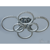 Хрустальная потолочная светодиодная LED люстра с подсветкой Diasha 8306/6NEW HR LED RGB dimmer