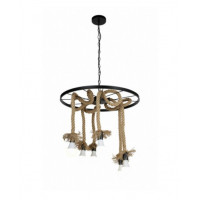 Люстра лофт c канатами Levistella 910632-6 BK Люстра лофт c канатами Levistella 910632-6 BK