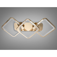 Люстра Diasha 8060 золото з LED елементами та регулюванням яскравості Diasha 8060/2+1GLED3colordimmer