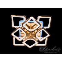 Потолочная светодиодная люстра с пультом Diasha S8060/4+4GLED3colordimmer