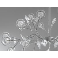 Декоративная люстра в зал на 45 лампочки Diasha 886-45CSL