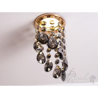 Точковий світильник із кришталевими підвісками Diasha 6016CGD-SM