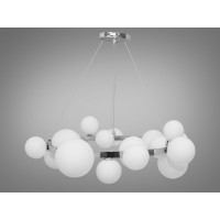 Люстра лофт в зал или спальню на 17 ламп Diasha 81953-17CR