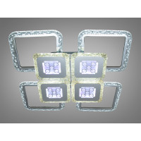 Светодиодная люстра светильник с пультом и подсветкой Diasha MX2805/4+4HR