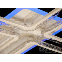 Люстра потолочная светодиодная LED с пультом Diasha QX2518/6L WH LED 3color dimmer 