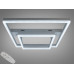 Стельова LED люстра 3 кільця 60Вт матовий хром Diasha 2547WHdimmer