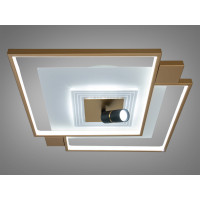 LED люстра Diasha білий чорний 64Вт димер пульт Diasha 5533WH+Gdimmer