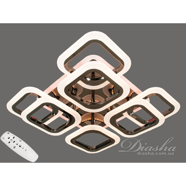 Светодиодная люстра Diasha HAS8060/4+4BHR LED 3color dimmer