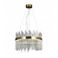 Люстра подвесная светодиодная Levistella 909XL3071 GD+CL 400MM