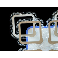 Люстра потолочная светодиодная LED с пультом Diasha QX2517/4+4XS WH LED 3color dimmer 