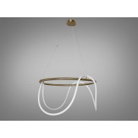 Світлодіодна люстра Ropelight бронза 48Вт для арт зони Diasha SY9752-D800GAB4100K