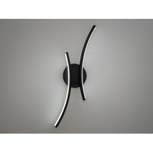 Модне світлодіодне бра в спальню, 15 Вт, чорний Diasha MX2205-2BK