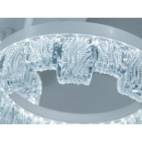 Стельова світлодіодна люстра біла 105W Diasha MX78204/2+2WH