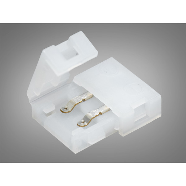 Конектор для стрічки 8мм Diasha PCON2pin-8mm-matt