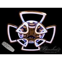 Люстры светодиодные Diasha 8118/4+4BHR LED 3color dimmer  