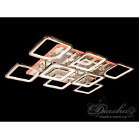 Потолочная светодиодная люстра с пультом и подсветкой Diasha 8060/6+2G LED 3color dimmer