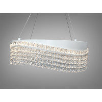 Люстра кришталева Diasha біла LED 58Вт Diasha P7027/D500WH