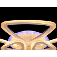 Люстры светодиодные Diasha A8118/4+4WH LED 3color dimmer  