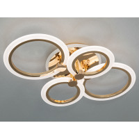 LED люстра в спальню 80W Diasha A8022/4GLED3colordimmer