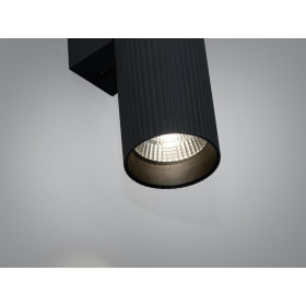 LED фасадний світильник чорний 7 Вт ап-даун Diasha PX-13