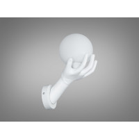 Настінне бра Diasha F3618 біле для арт-просторів Diasha F3618WH