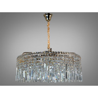 Підвісна люстра класика, модель 9708-750SG, золото, 15 ламп Diasha 9708-750SG