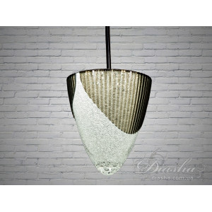 Сучасна світлодіодна підвісна люстра в стилі модерн, 20W, чорна Diasha F6001/1BK