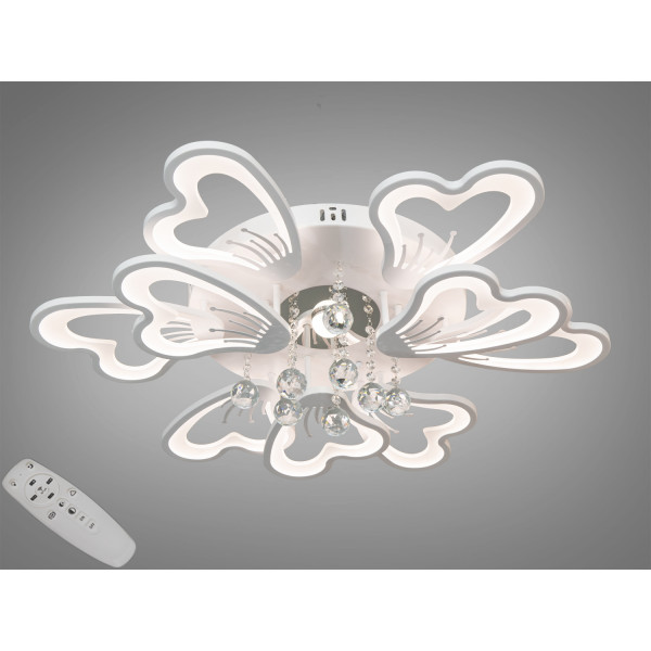 Стельова LED люстра Diasha золото з пультом 185Вт Diasha 8154/6+3WHdimmer