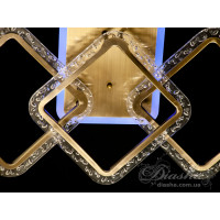 Люстра потолочная светодиодная LED с пультом Diasha QX2518/4+2LC BR LED 3color dimmer 