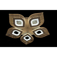 LED люстра светильник с пультом и подсветкой Linisoln 2728-5 WH, GR