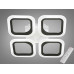Люстры лед Diasha AS8060/4BK dimmer-2.4G