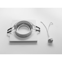 Витончений, стильний точковий світильник серія "Аluminium", білого кольору Diasha QXL-1738-A4-WH