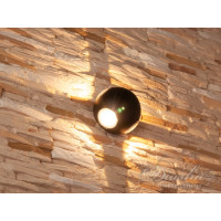 Чотирипроменевий фасадний LED світильник Diasha HS9070-12W-BK