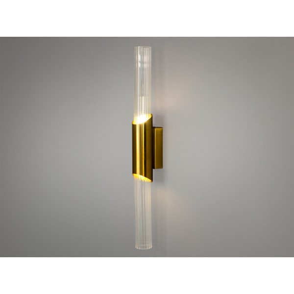 Сучасний настінний світильник в стилі лофт, 2 лампи, золото Diasha F3763A