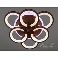Люстра светодиодная потолочная с пультом управления 115W Diasha 8022/3+3CFLED3colordimmer