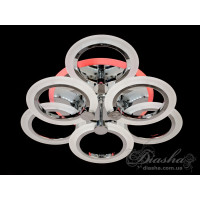 Светодиодная люстра под потолок с пультом управления Diasha 8022/3+3HRLEDRGBdimmer