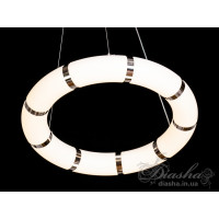 Люстра кольца Diasha MD2437-500WH dimmer 