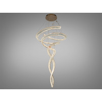 Светодиодная люстра золото 285 Вт Diasha MRY800x1800G