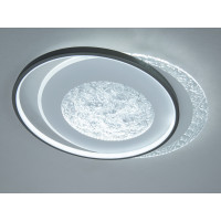 Світлодіодна стельова люстра чорна вставка 90 Вт Diasha 2570-A