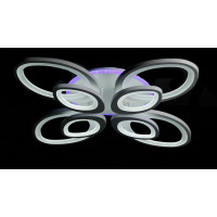 Люстра в зал или спальню светодиодная современная Splendid-Ray 2850194/4+4+A LED (WHITE) 