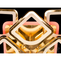 Потолочная светодиодная люстра с пультом Diasha S8060/4+4GLED3colordimmer