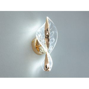 Декоративний світлодіодний світильник на стіну, 6Вт, золото Diasha F3851-4